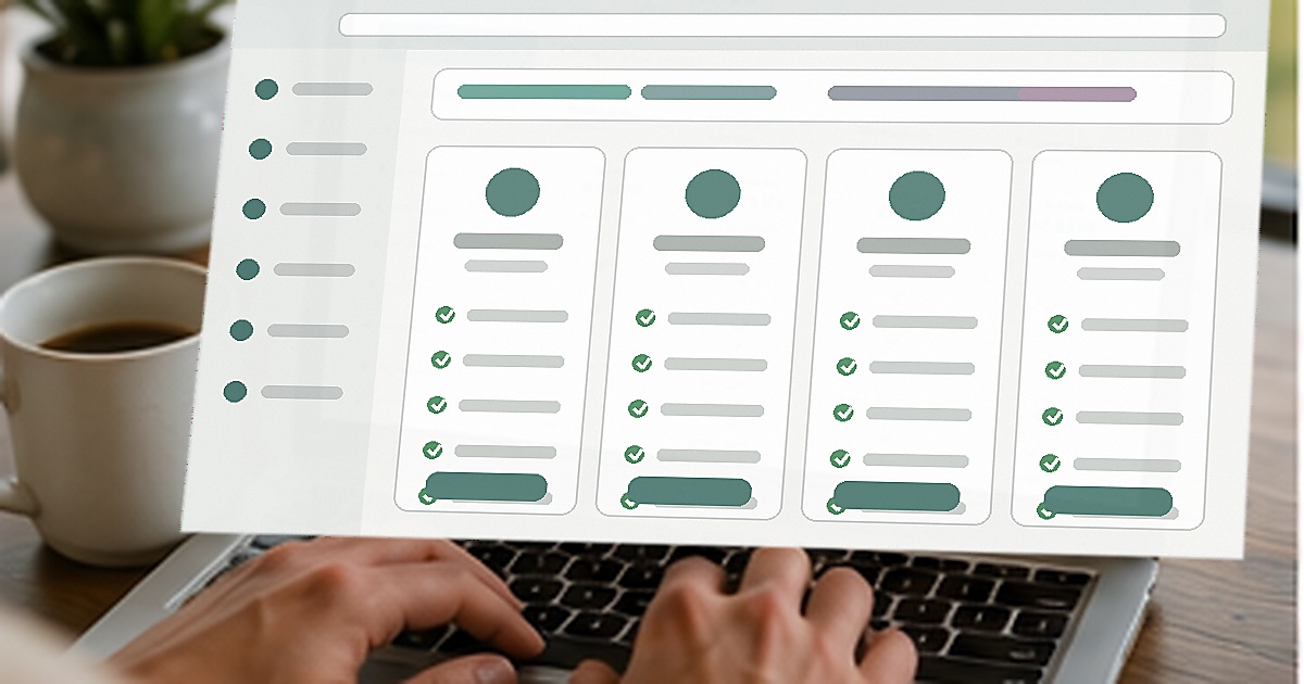 Australian small-business owner preparing information for an online business insurance comparison