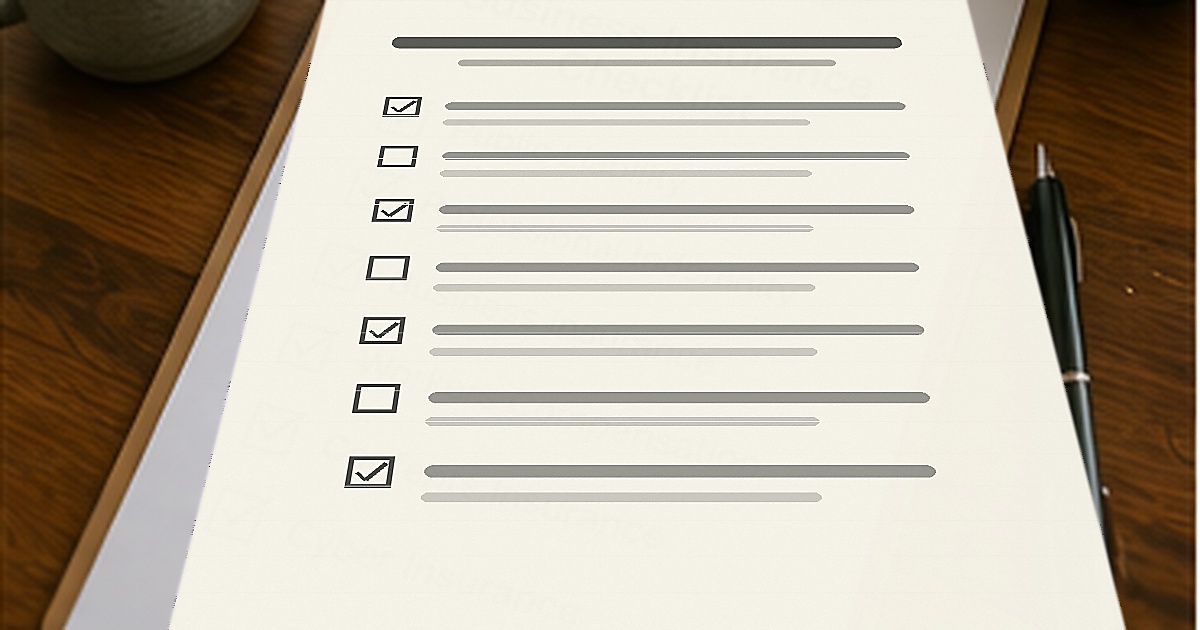 Australian business owner reviewing policy documents before confirming insurance cover