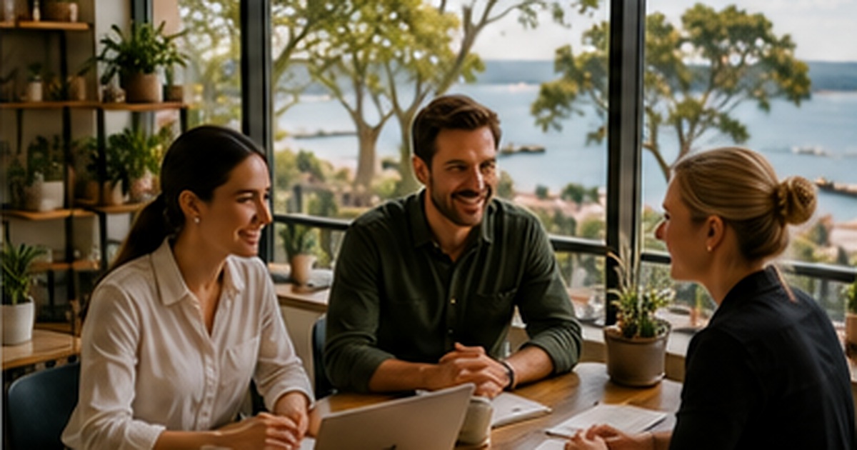 Australian small-business owner reviewing priorities and available support options