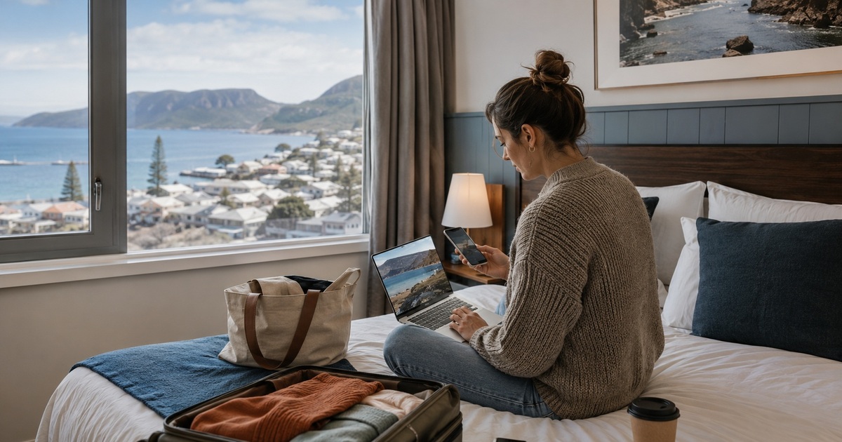 Australian holiday deal comparison showing accommodation, transport and local experience options